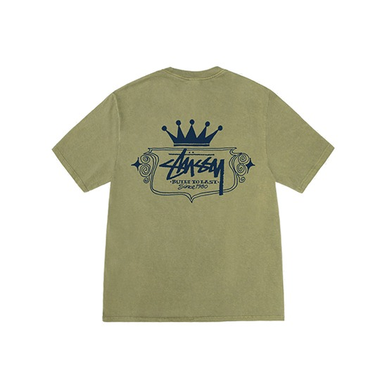 Built-To-Last-Stussy-T-Shirt-Green (2) Stussy Built to Last Vert Merch Shirt
