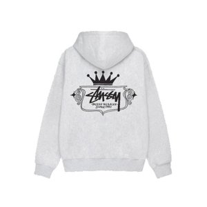 Stussy zippé construit capuche Pull