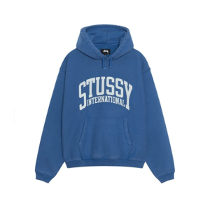 Stussy Bleu capuche International Pull