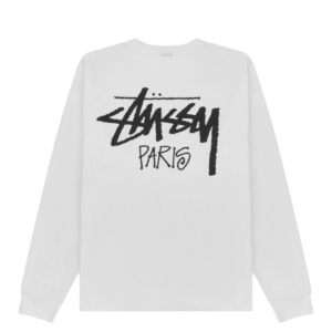 Stussy Paris Blanc Merch Sweatshirt