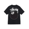 Stussy 8 Ball Crop Noir Merch Shirt
