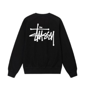 Stussy Base Noir Merch Sweatshirt